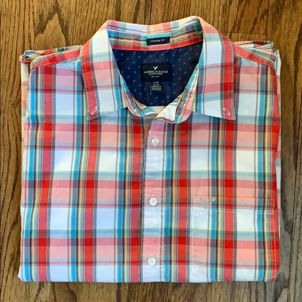 *American Eagle* Men’s Short Sleeve Shirt